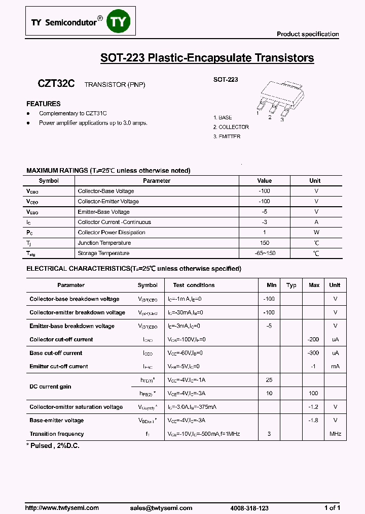 CZT32C_7556871.PDF Datasheet