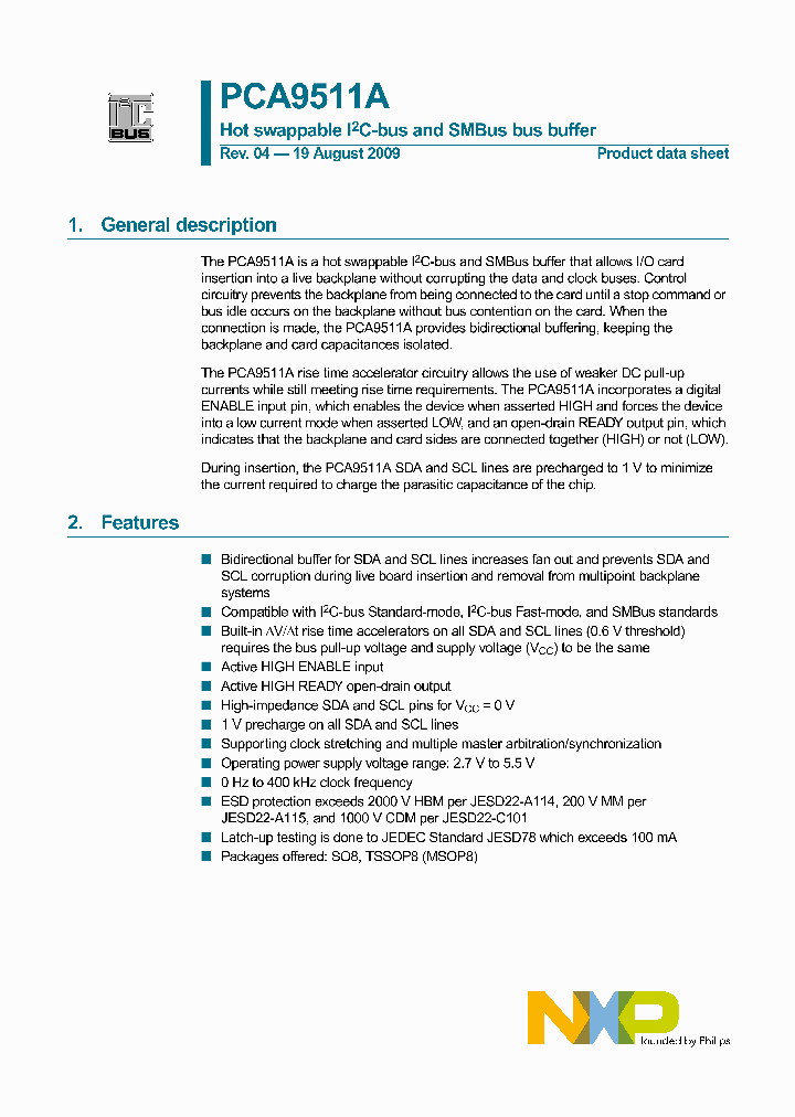 PCA9511A_7561856.PDF Datasheet