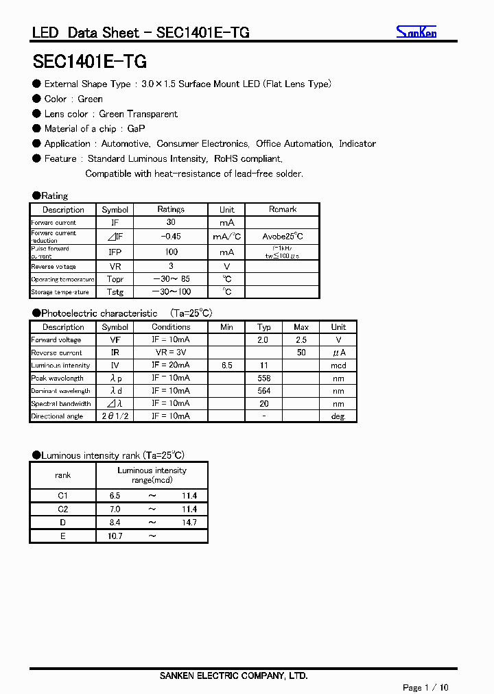 SEC1401E-TG_7563947.PDF Datasheet