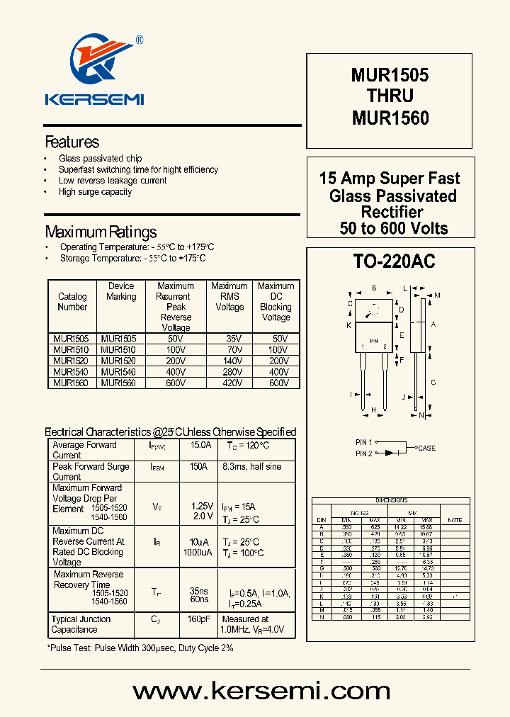 MUR1520_7564196.PDF Datasheet