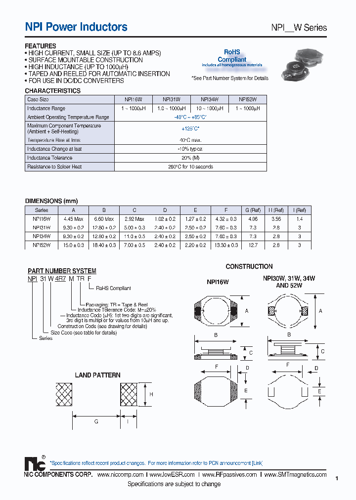 NPI16W_7564478.PDF Datasheet