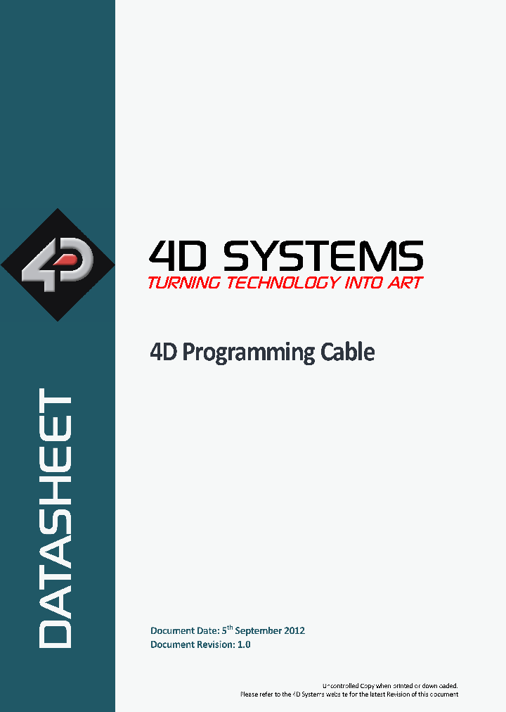 4DPROGRAMMINGCABLE_7565973.PDF Datasheet