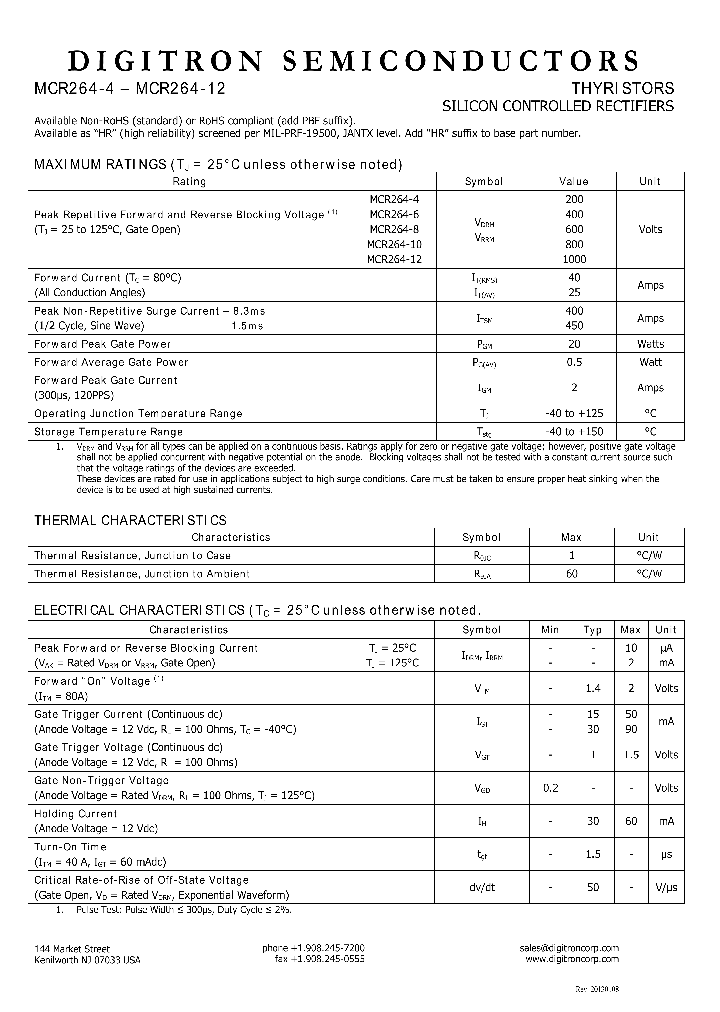 MCR264-10_7570465.PDF Datasheet