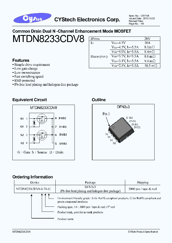 MTDN8233CDV8_7579008.PDF Datasheet