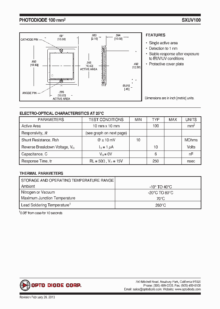 SXUV100_7579714.PDF Datasheet