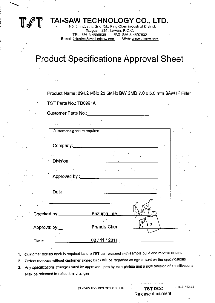 TB0991A_7583302.PDF Datasheet