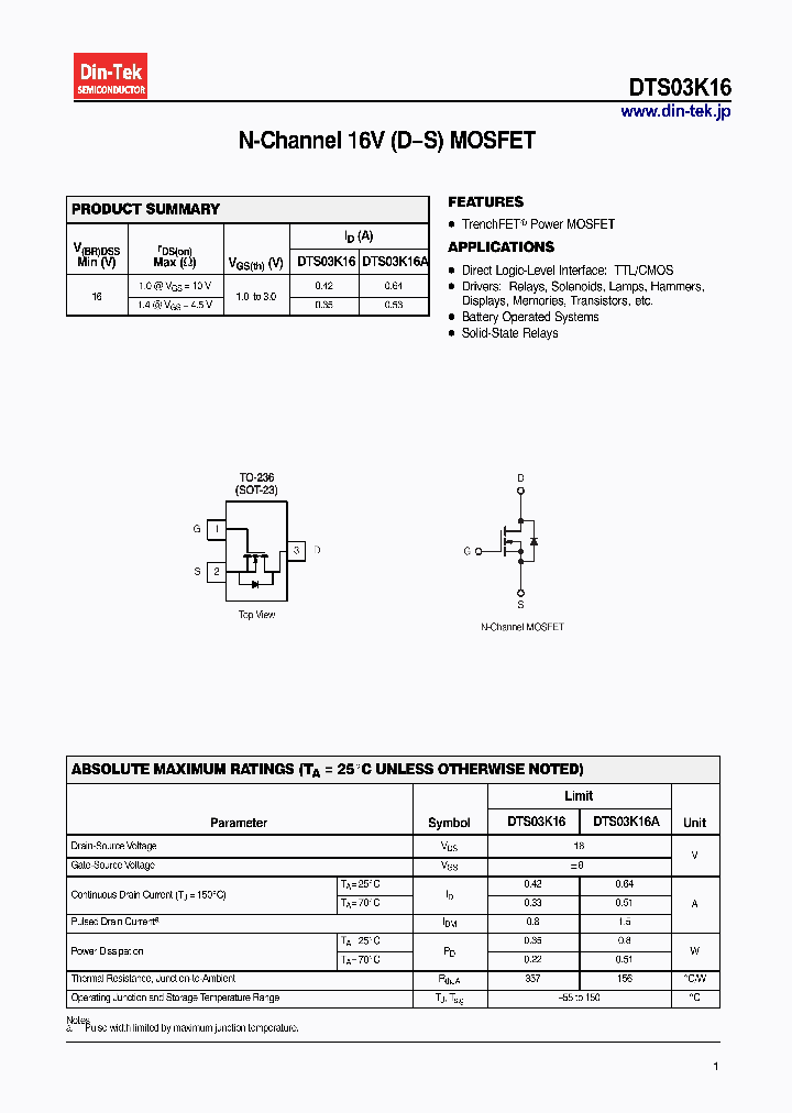 DTS03K16_7583858.PDF Datasheet