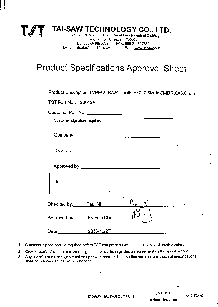 TS0012A_7583706.PDF Datasheet