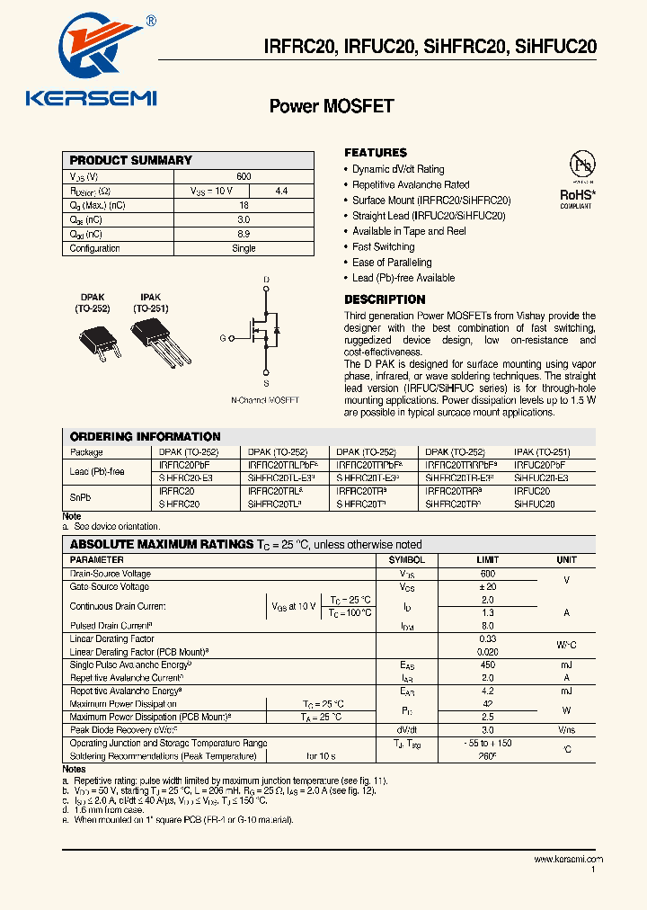 SIHFRC20_7584866.PDF Datasheet