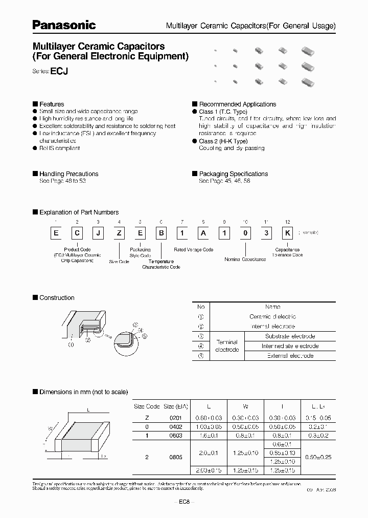 ECJ-0EC1H101J_7585538.PDF Datasheet