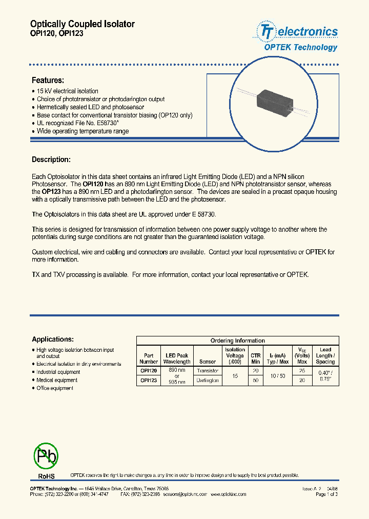 OPI123_7585768.PDF Datasheet