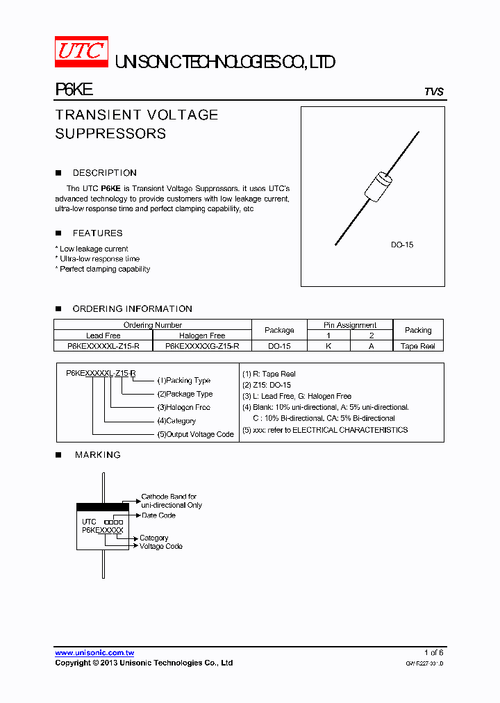 P6KE_7586800.PDF Datasheet