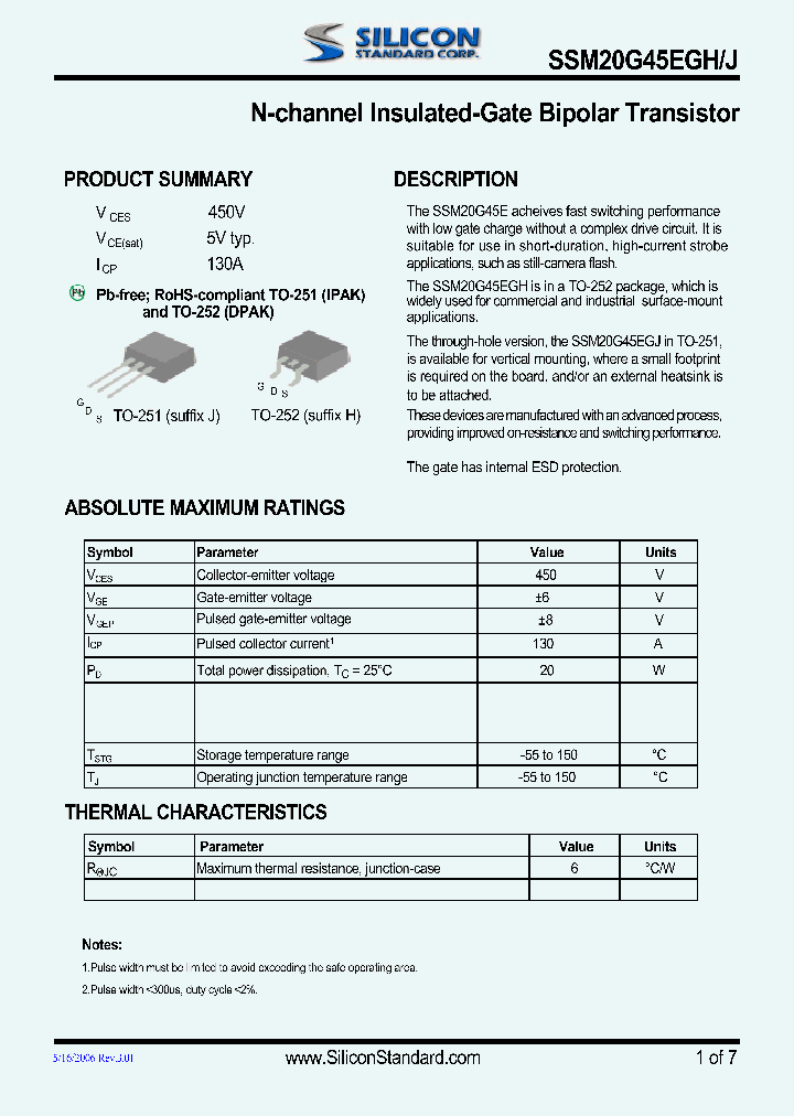 SSM20G45EGH_7587584.PDF Datasheet