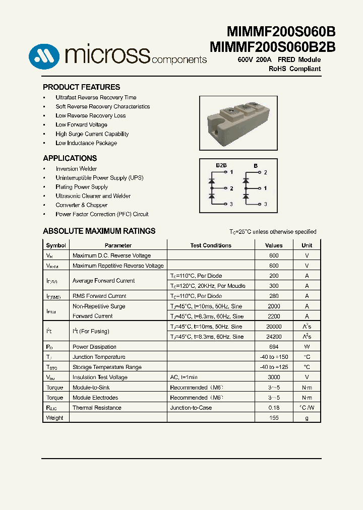 MIMMF200S060B_7588154.PDF Datasheet