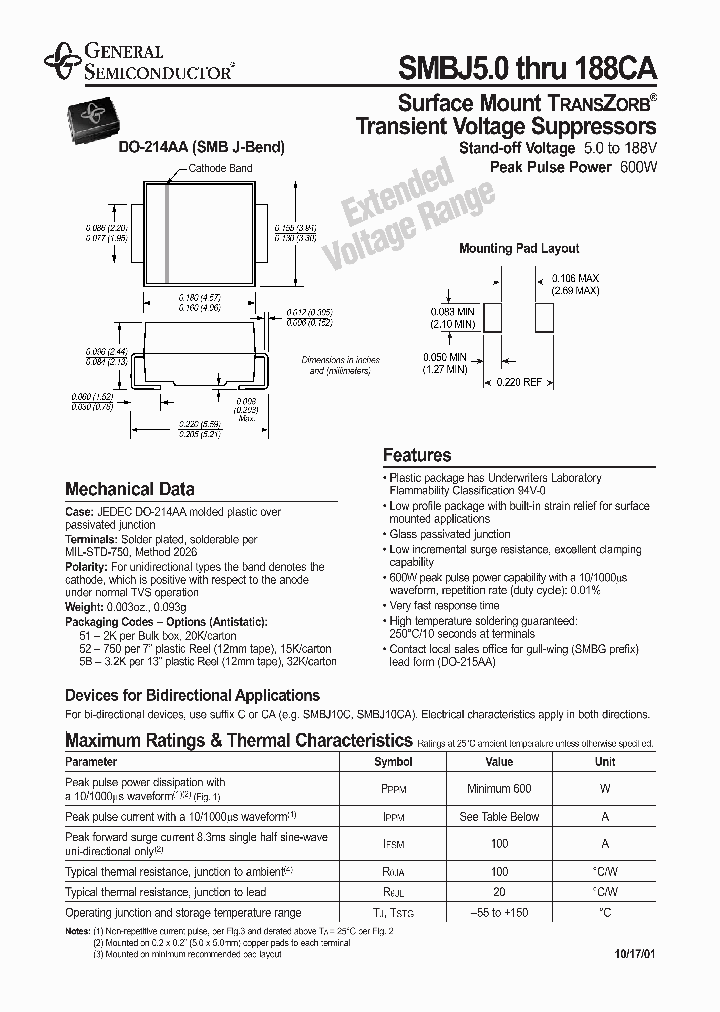 SMBJ16_7593035.PDF Datasheet