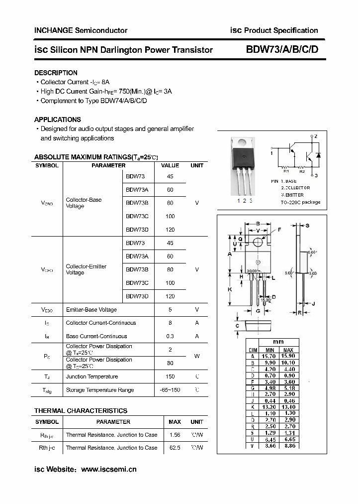 BDW73B_7593333.PDF Datasheet