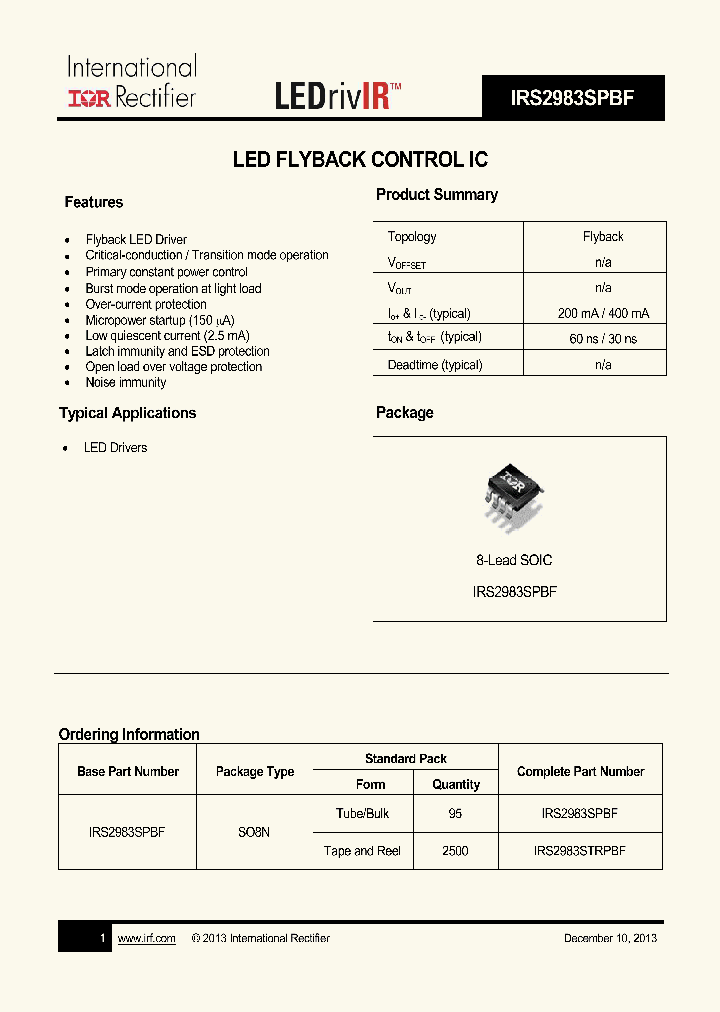 IRS2983SPBF_7593364.PDF Datasheet