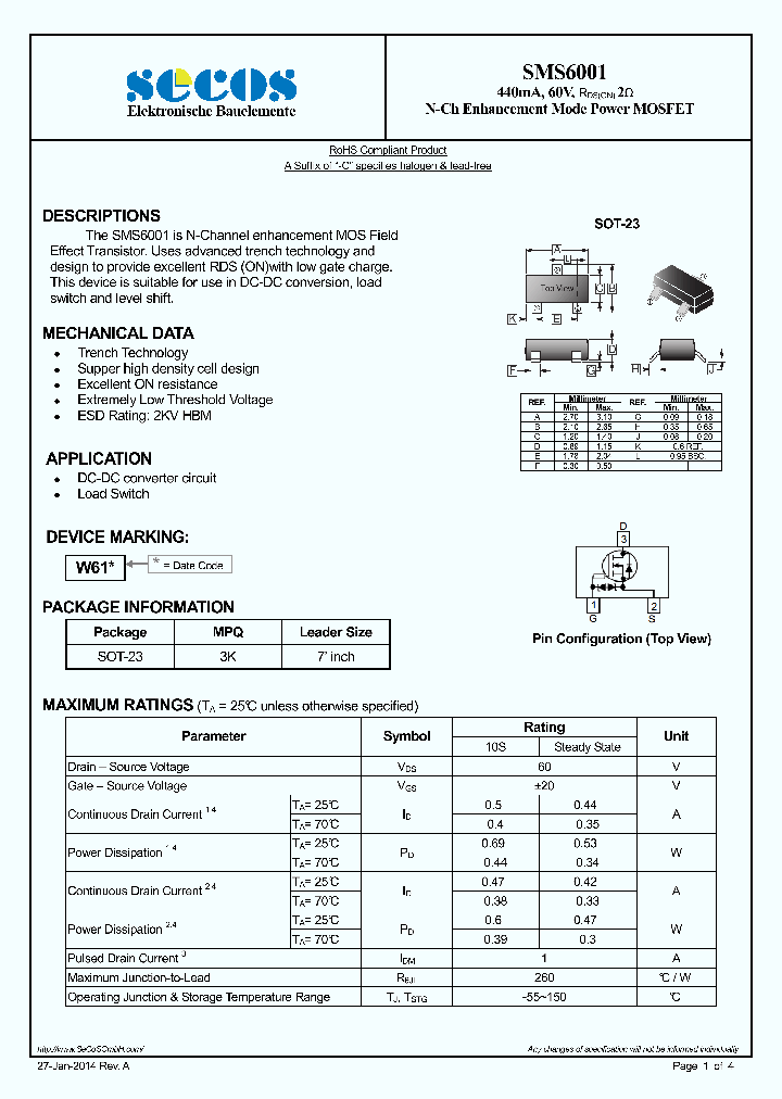 SMS6001_7594112.PDF Datasheet