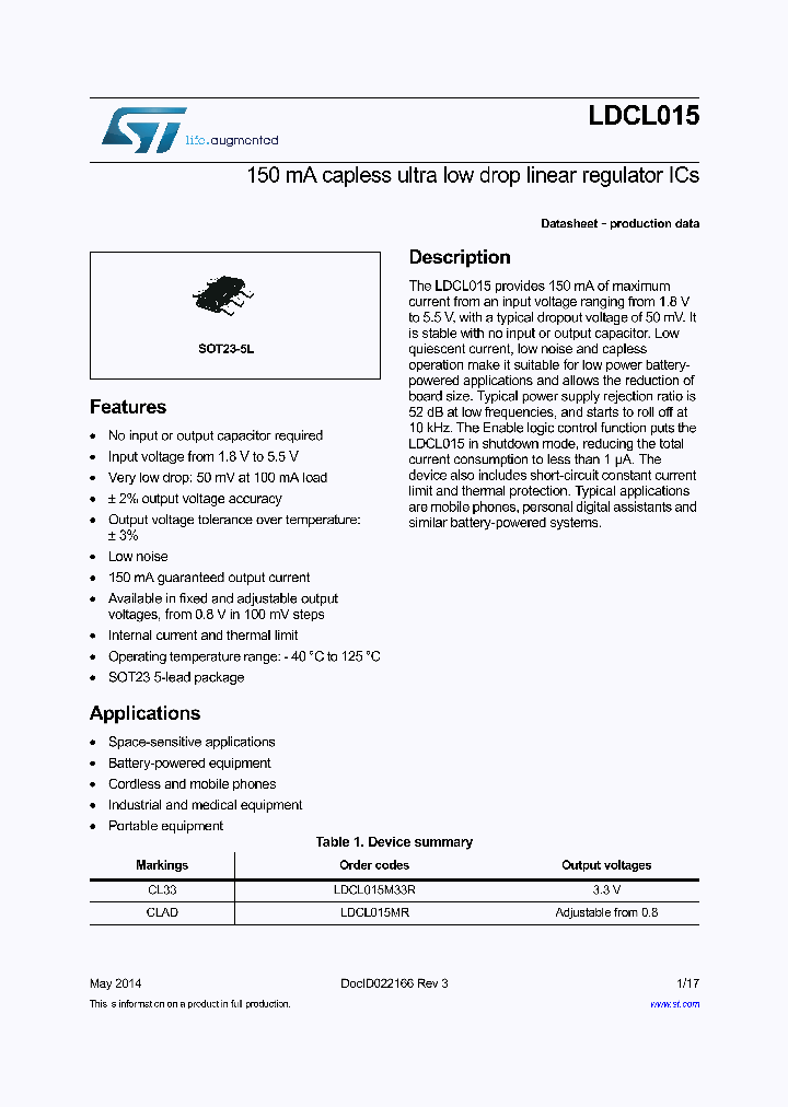 LDCL015_7595010.PDF Datasheet