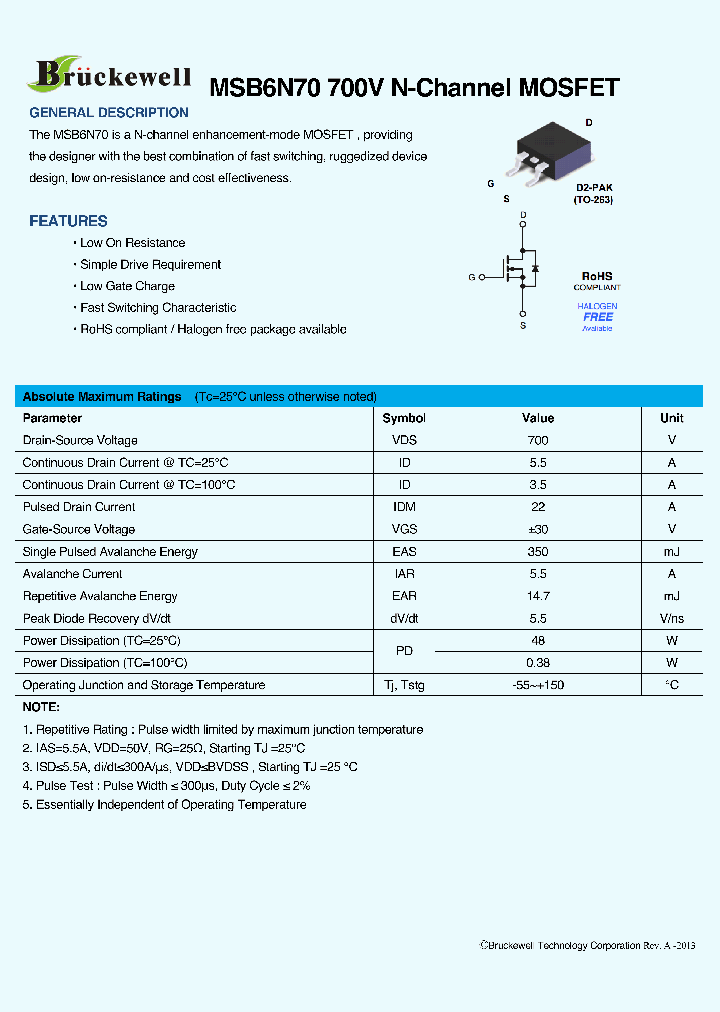 MSB6N70_7596691.PDF Datasheet