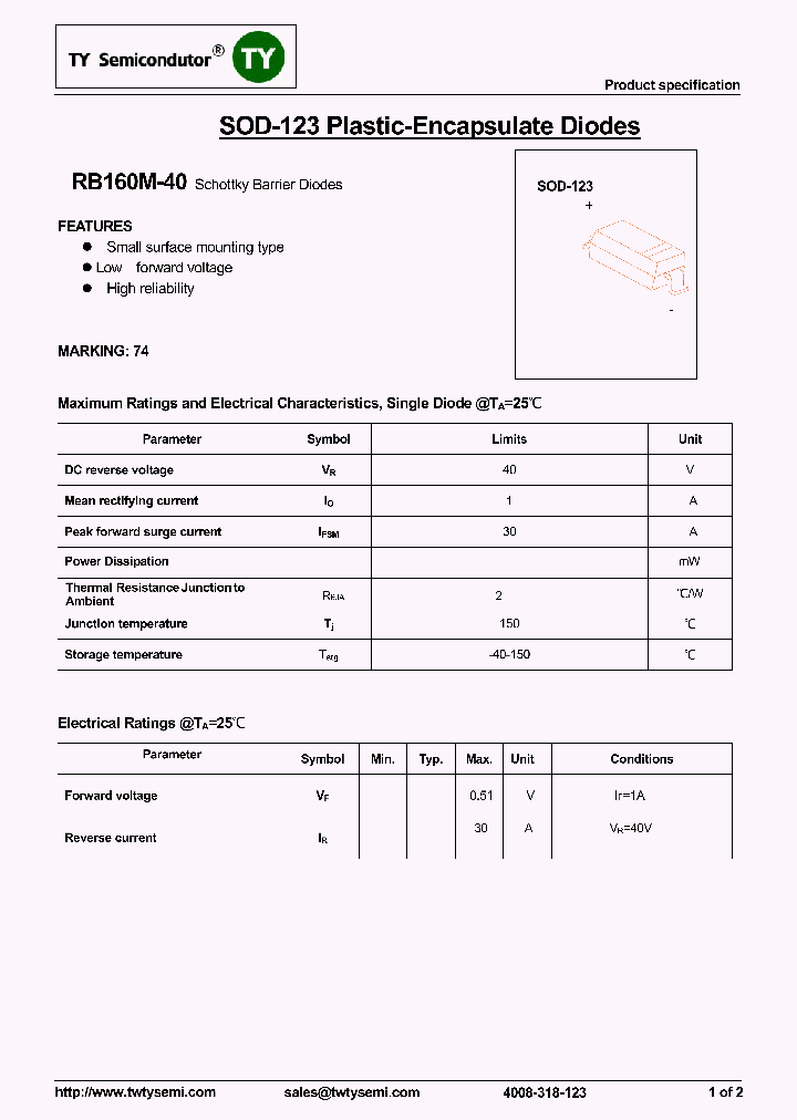RB160M-40_7596704.PDF Datasheet