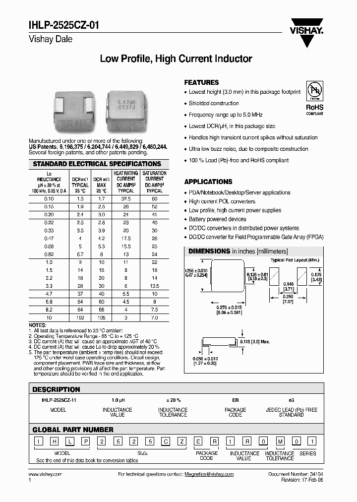 IHLP2525CZERR20M01_7598528.PDF Datasheet