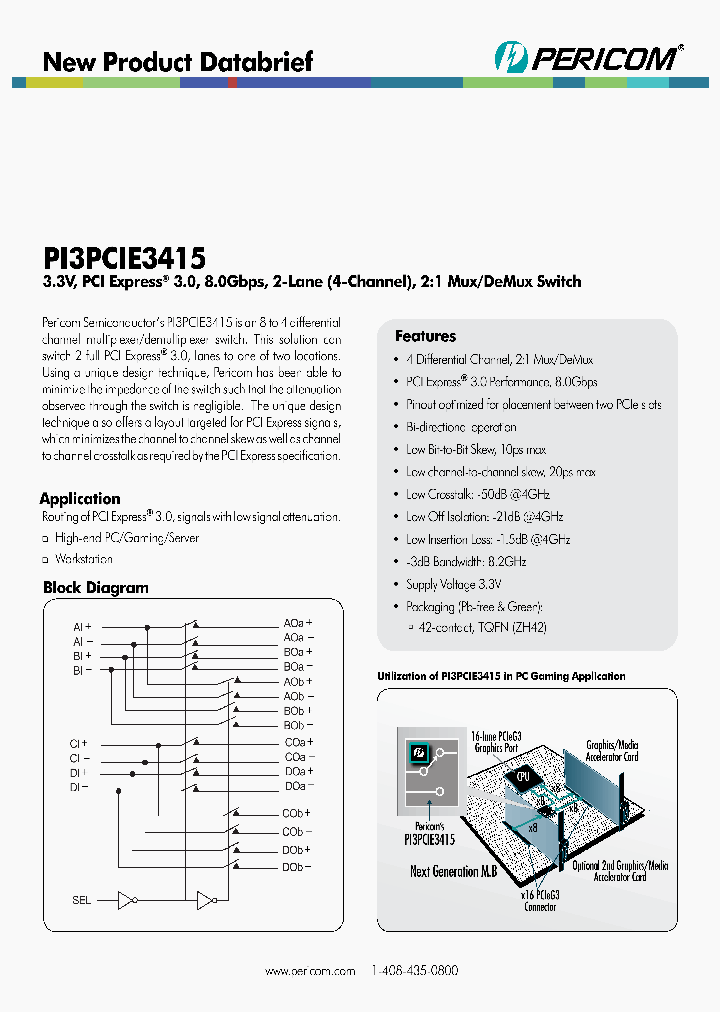 PI3PCIE3415_7599744.PDF Datasheet