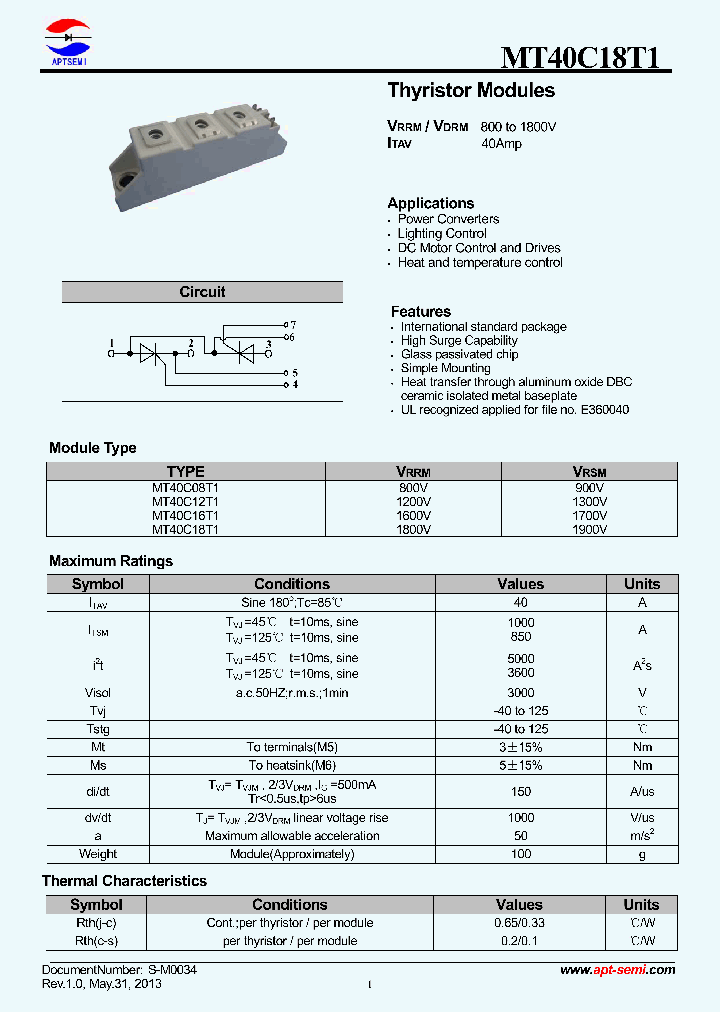 MT40C16T1_7600078.PDF Datasheet