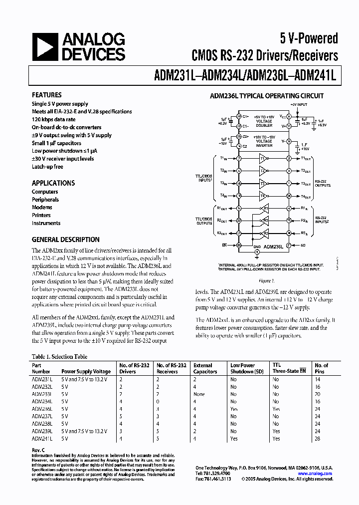 ADM232L_7603252.PDF Datasheet