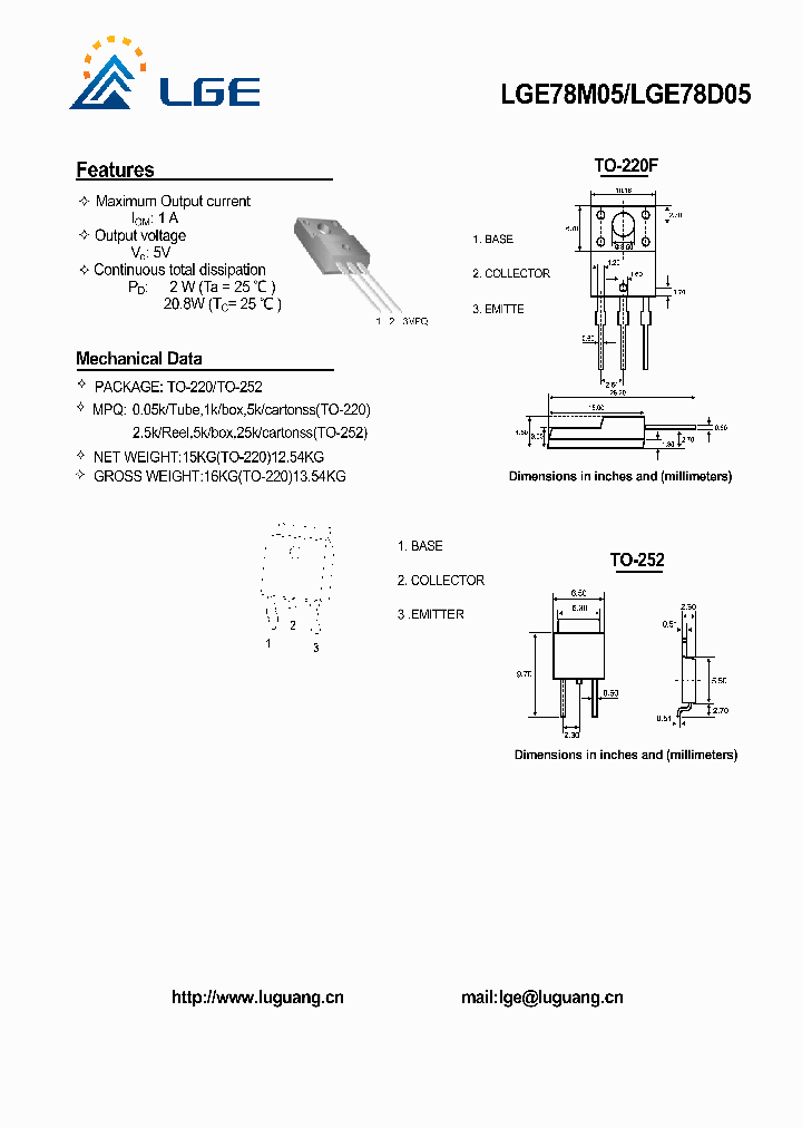 LGE78D05_7603170.PDF Datasheet