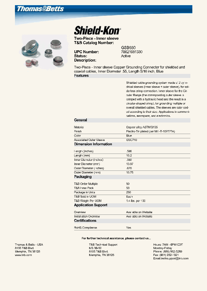 GSB550_7603181.PDF Datasheet