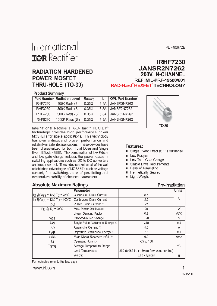 JANSF2N7262_7604383.PDF Datasheet
