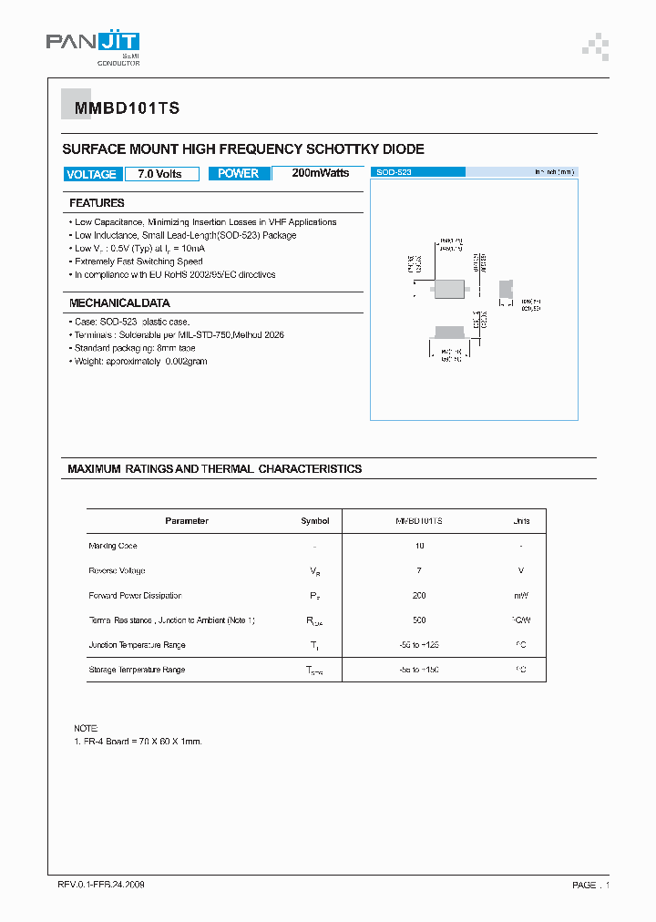 MMBD101TS_7609103.PDF Datasheet