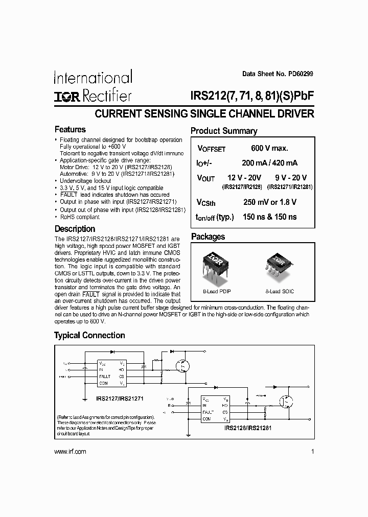 IR21271STRPBF_7609496.PDF Datasheet