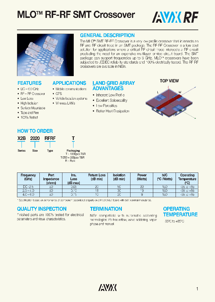 X2B2020RFRFT_7610501.PDF Datasheet