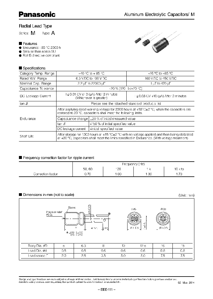 ECA-1EM331_7611971.PDF Datasheet