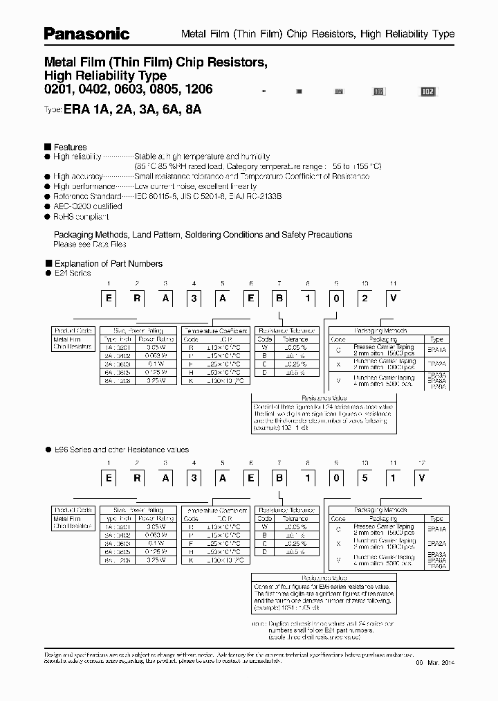 ERA1A0201_7614448.PDF Datasheet