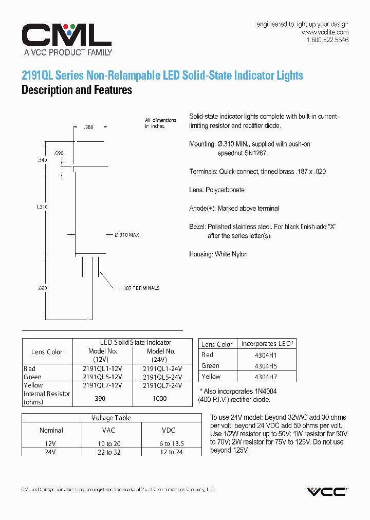 2191QL1-12V_7616428.PDF Datasheet