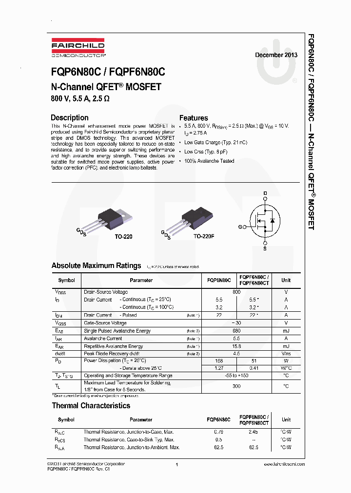 FQP6N80C_7619063.PDF Datasheet