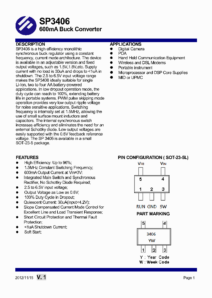 SP3406_7620482.PDF Datasheet