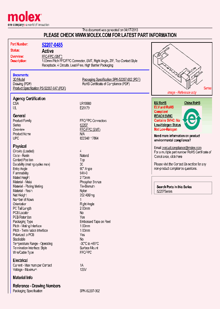 MOLEX52207-0485_7621023.PDF Datasheet