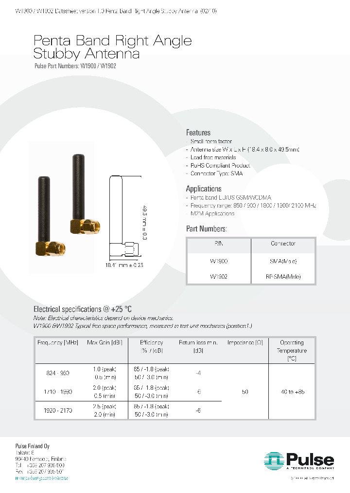 W1900_7625062.PDF Datasheet