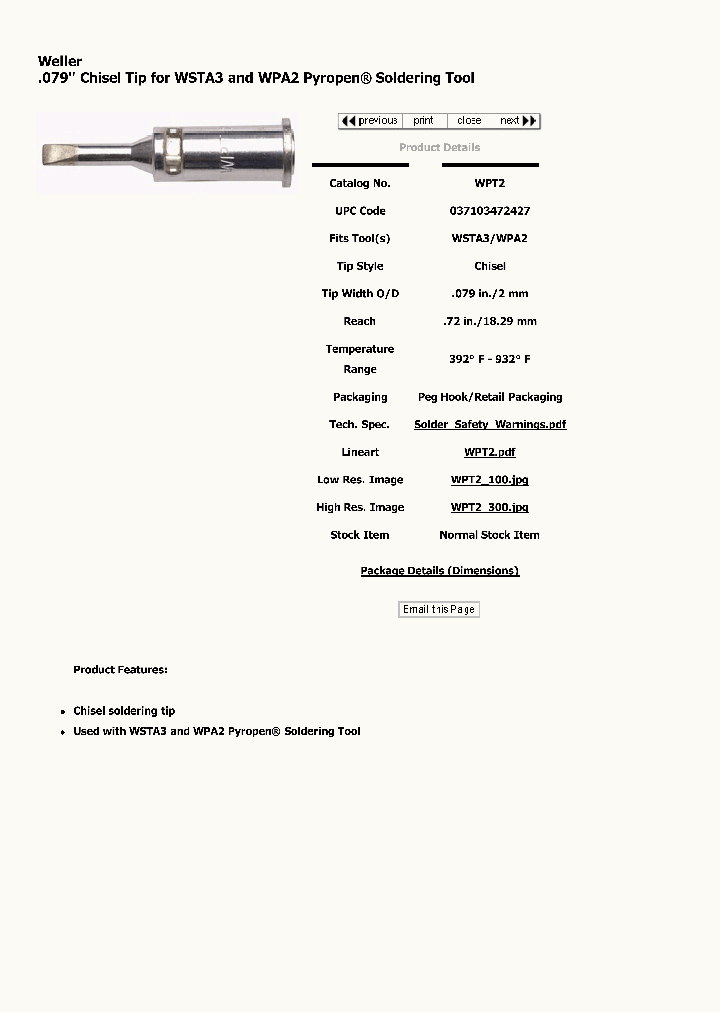 WPT2_7640264.PDF Datasheet