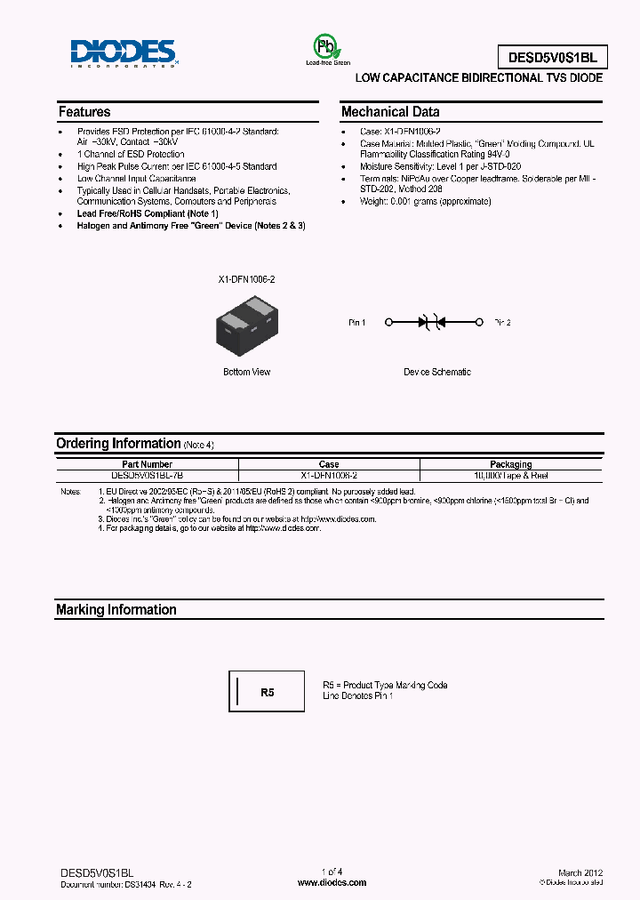 DESD5V0S1BL-7B_7640708.PDF Datasheet