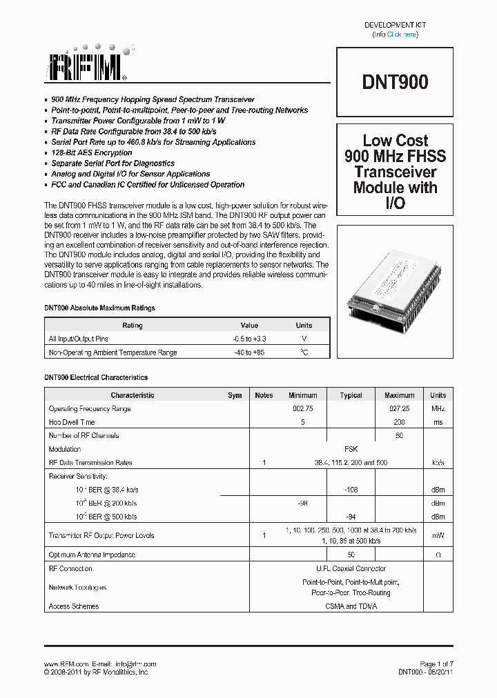 DNT900P_7646904.PDF Datasheet
