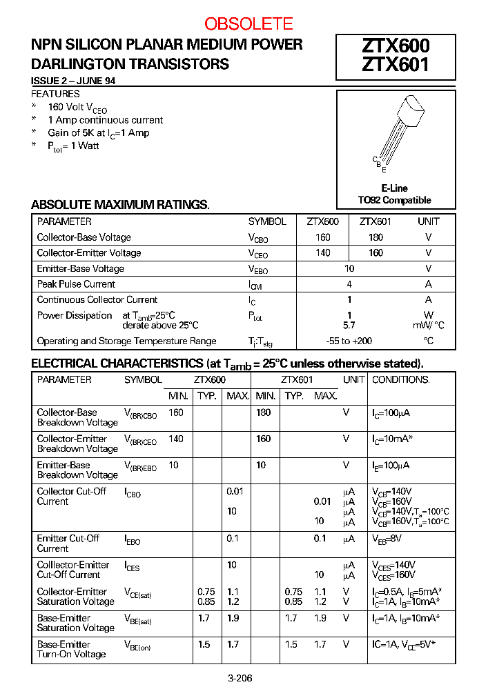ZTX601A_7648725.PDF Datasheet