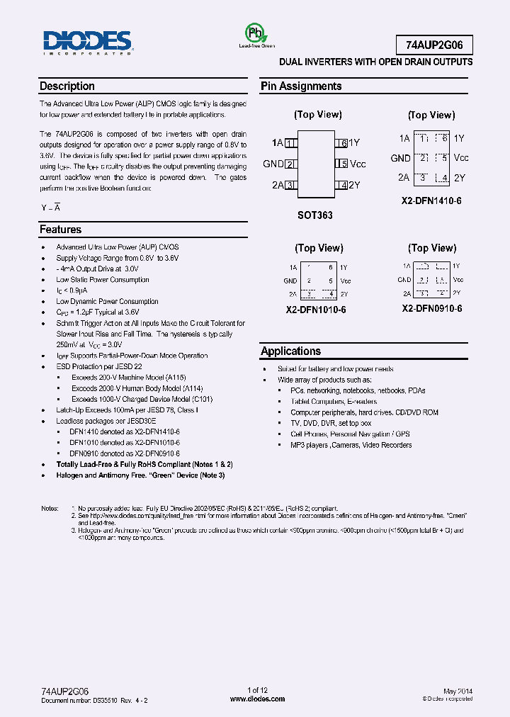 74AUP2G06FW3-7_7651237.PDF Datasheet