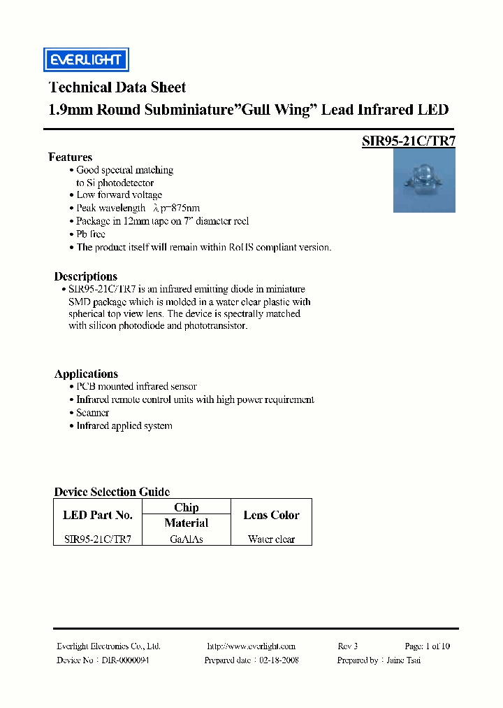 IR95-21CTR7_7654590.PDF Datasheet