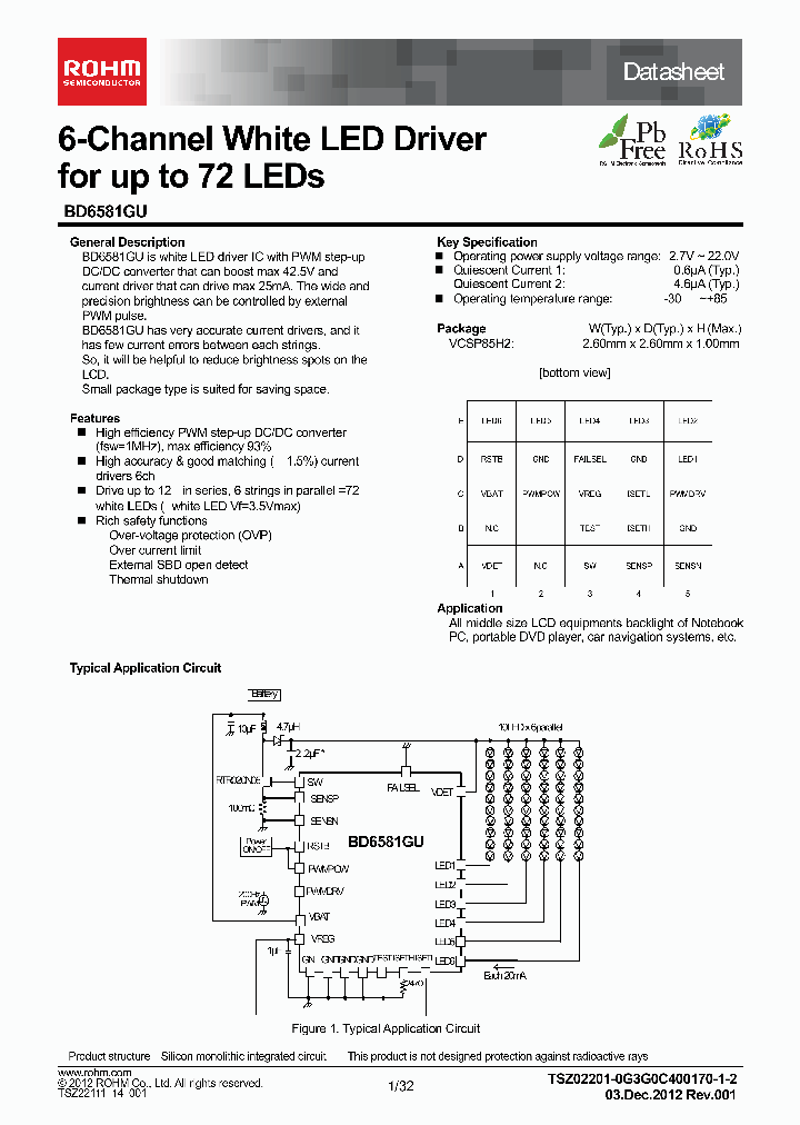 BD6581GU-E2_7654924.PDF Datasheet