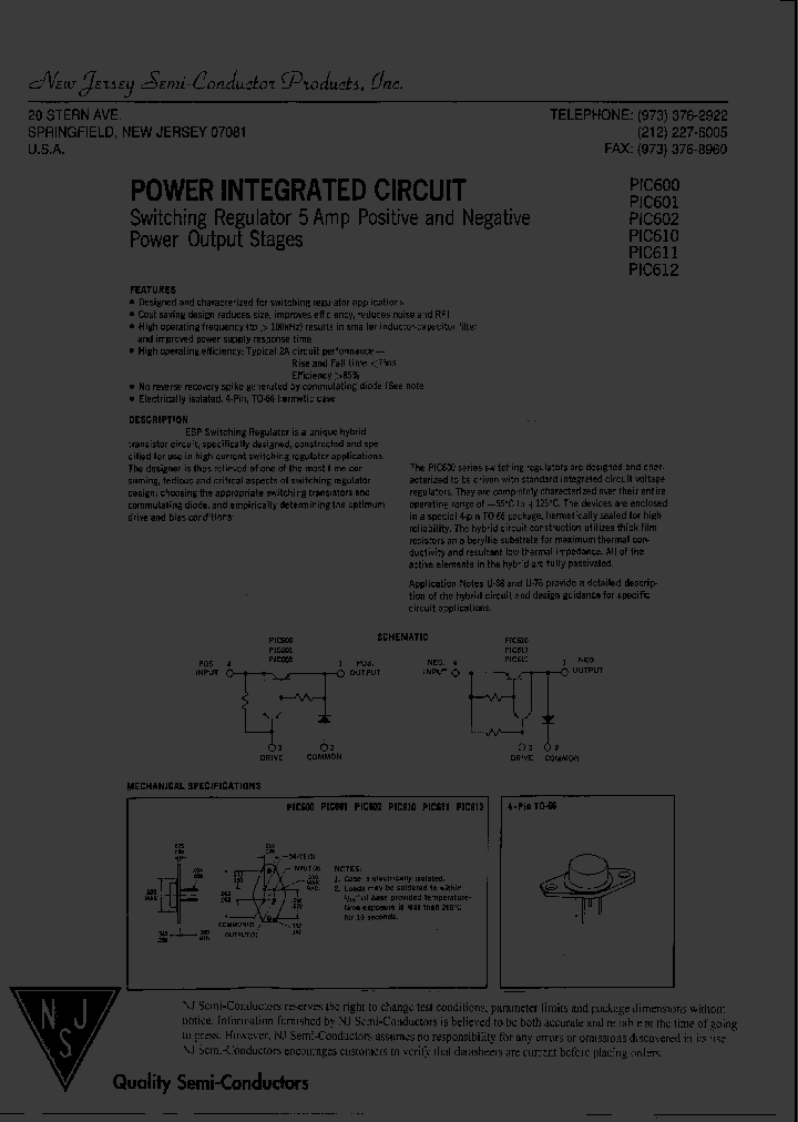 PIC601_7660087.PDF Datasheet